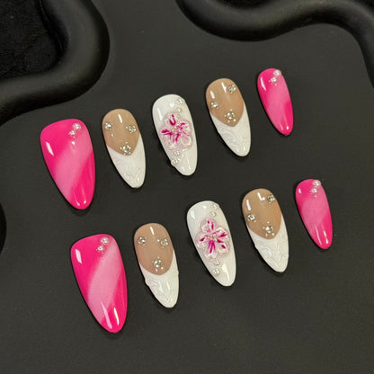 3D Flowers Nail Art +Free Shipping +Tool Kit Bag